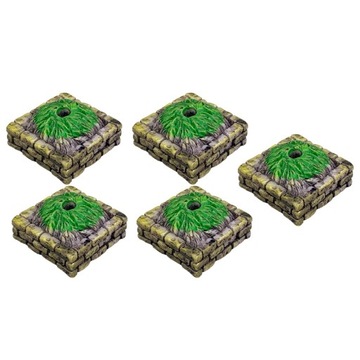 5x Miniaturowy stojak na ołtarz drzewny Mater