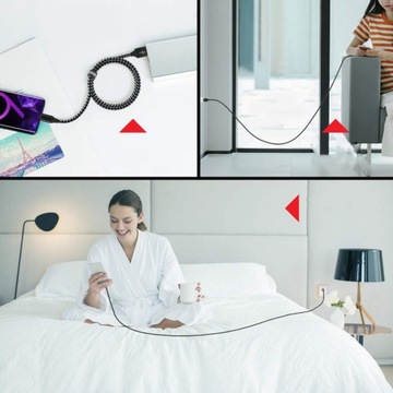 Кабель USB Type C 3A, 2 м для быстрой зарядки