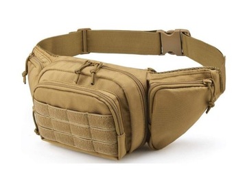 Тактическая военная туристическая поясная сумка Molle 2л