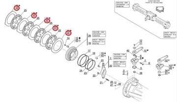 ТОРМОЗНОЕ ПРОСТРАНСТВО MANITOU MT MLT MLT-X 53017592