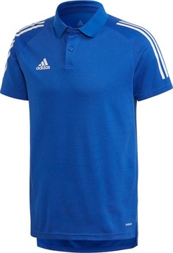 KOSZULKA MĘSKA ADIDAS CONDIVO 20 POLO NIEBIESKO-BIAŁA ED9237 r S