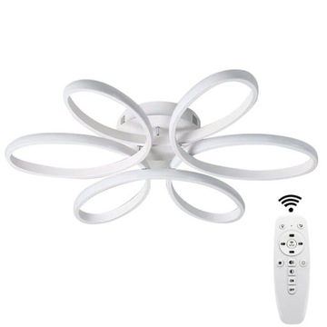 LAMPA WISZĄCA SUFITOWA ŻYRANDOL KWIAT CZARNY 56W