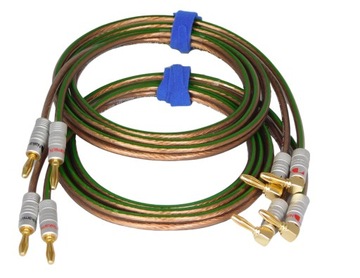2x SOMMER ORBIT GŁOŚNIKOWY 2,5mm WT BANANOWE 1m