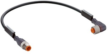 RST 3-RKWT 4-3-224/3 m przedłużacz 3 żyłowy złącze żeńskie M12+męskie M12