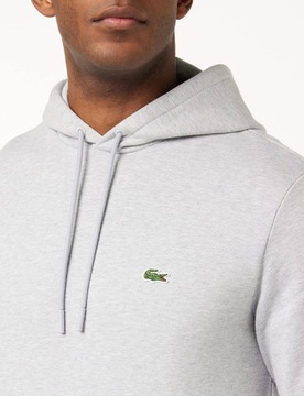 Lacoste Męskie bluzy Sh9623, srebrne Chiny, L