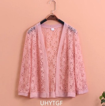 UHYTGF Knitted Cardigan Summer Coat Womens Fashion