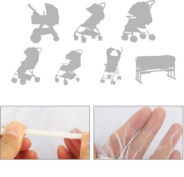 МОСКИТНАЯ СЕТКА ДЛЯ КОЛЯСКИ С МУСОРОМ УНИВЕРСАЛЬНАЯ СЕТКА ПРОТИВ КОМАРОВ