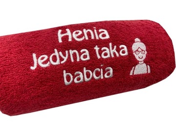 RĘCZNIK Z DEDYKACJĄ PREZENT DZIEŃ BABCI DZIADKA