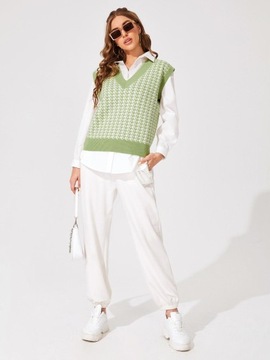 3G2B07 P17 ЖИЛЕТ SHEIN GREEN HOUNDS PETT S