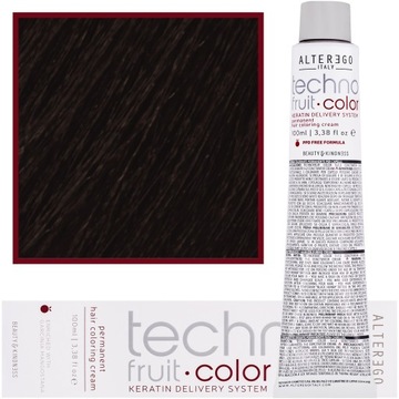Alter Ego Technofruit 100ml farba do włosów 4/0