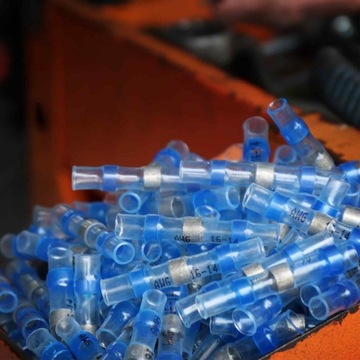 Koszulki Z Lutem Termokurczliwe Cyną Szybkozłączka z Klejem Zestaw 500szt