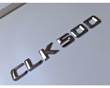 CLK500 STŘÍBRNY CHROM ZNAK Z ČÍSLO  LITR