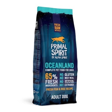 PRIMAL SPIRIT Sucha MIĘKKA karma OCEANLAND ryba dla psów z alergią 12 kg