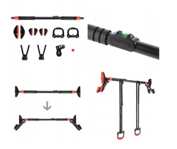 Drążek rozporowy do podciągania DDG03 HMS 96-130 cm