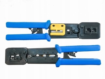 Zaciskarka wtyków przelotowych RJ45, RJ12 Lanberg