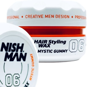 Pomada NISHMAN 06 STYLING WAX MYSTIC GUMMY 150ml