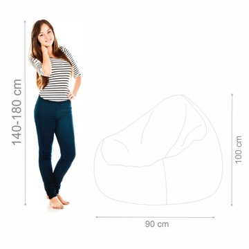 Puf Sako Worek XXL do Salonu Sypialni Sztruksowa Pufa Producent Basic Fotel