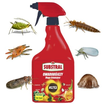 SUBSTRAL POLYSECT ŚRODEK OPRYSK MSZYCE PRZĘDZIORKI WEŁNOWCE MĄCZLIKI 750ML