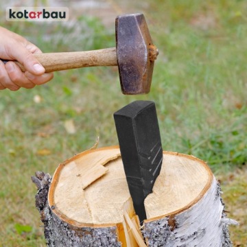 Кованый клин для колки дров 3,5 кг СТАЛЬНОЙ ШПИН