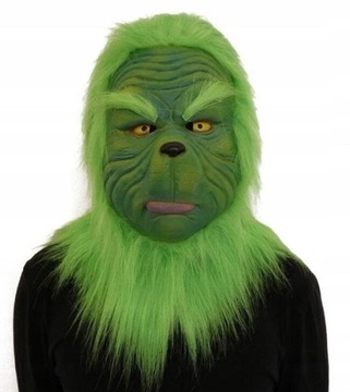 Maska Grinch Święta Halloween Przebranie