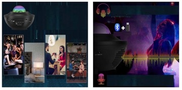 Звездный светодиодный звездный проектор - подарок ночника