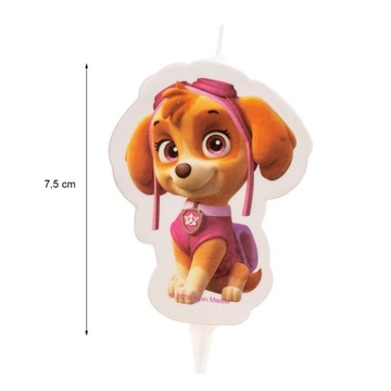 Свеча для торта на день рождения Paw Patrol Skye 2D