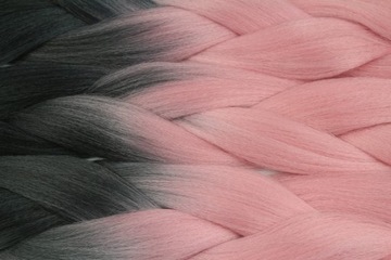 СИНТЕТИЧЕСКИЕ волосы для косичек ЦВЕТНЫЕ косички НАРАЩИВАНИЕ ВОЛОС ОМБРЕ