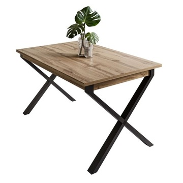 Stół Rozkładany Industrialny Loft Nogi Metal X