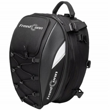 Plecak Motocyklowy Torba na kask Czarny z Pokrowcem 37L