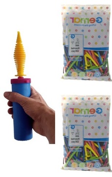Balony do modelowania ZestawProMIX 200szt + pompka