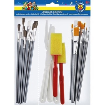 ZESTAW AKCESORIÓW ARTYSTYCZNYCH 25SZT, TITANUM