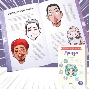 MANGA Książka do nauki rysowania mangi Poradnik