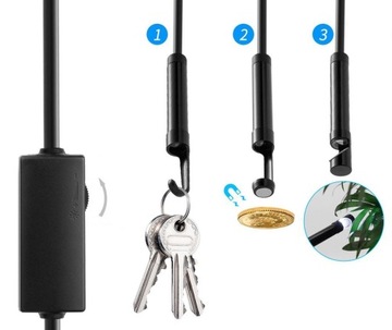 ЭНДОСКОПНАЯ КАМЕРА ДЛЯ ПРОВЕРКИ ANDROID USB 5,5 м