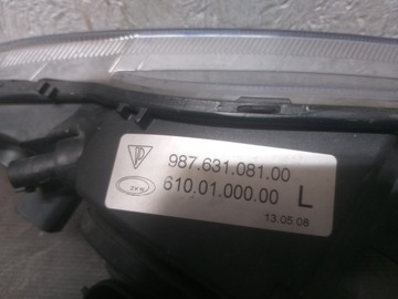 HALOGEN LEVÝ PORSCHE BOXER 987 98763108100