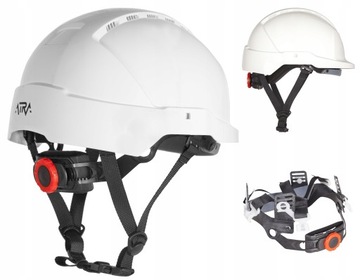 Каска защитная для строителей Протект АТРА 10В Белый