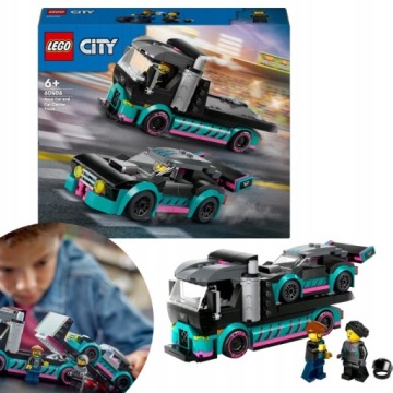ГОНОЧНАЯ МАШИНА И ТРЕЙЛЕР LEGO CITY 60406