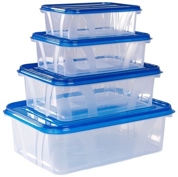 ПЛАСТИКОВЫЕ КОНТЕЙНЕРЫ НАБОР ПИЩЕВЫХ ЯЩИКОВ
