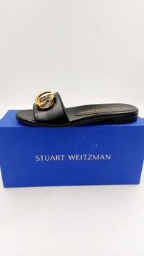 Stuart Weitzman Klapki skórzane Caicos R.37 ST52L