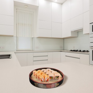 Поднос для завтрака с сашими из лосося