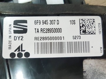 SEAT ARONA 2020 ZADNÍ STRANA LEVÝ SVĚTLO