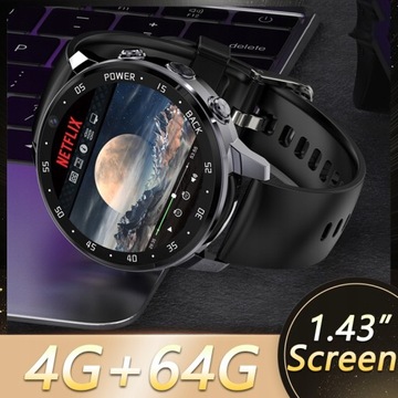 4G SmartWatch Android OS GPS Измерение артериального давления
