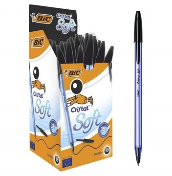 BIC Długopis Cristal Soft czarny