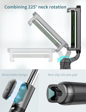 ШТАТИВ ДЛЯ СЕЛФИ С ПУЛЬТОМ 101 см KzomKzoo