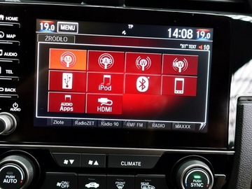 Honda Civic X Hatchback 5d Facelifting 1,5 VTEC TURBO 182KM 2020 Honda Civic AUTOMAT+EL.DACH Kraj 1wł BEZWYPAD, zdjęcie 32