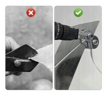 ПРИНАДЛЕЖНОСТЬ ДЛЯ РЕЗКИ ЛИСТОВОГО МЕТАЛЛА ДЛЯ ДРИЛЬНОГО СТАНКА NOZYCE