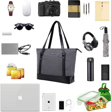 СУМКА KROSER BAG ДЛЯ НОУТБУКА 15,6 ДЮЙМА, СЕРАЯ
