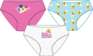 ТРУСИКИ 3 ШТ. ТРУСИКИ BABY SHARK ДЛЯ ДЕВОЧЕК 92/98