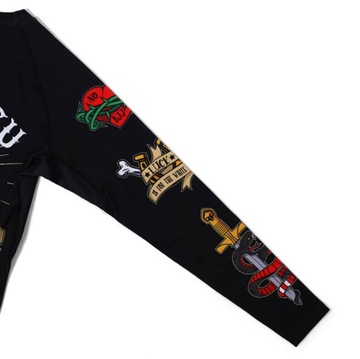 Rashguard z długim rękawem męski Ground Game Oldschool r. XL