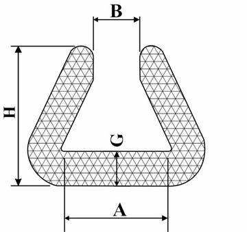 ПЕННЫЙ ЗАЩИТНЫЙ ПРОФИЛЬ U 80/60 1MB