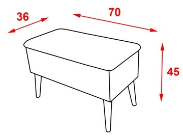 ПУФ-СКАМЬЯ С КОНТЕЙНЕРОМ И ЯЩИКОМ ДЛЯ ХРАНЕНИЯ